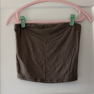 American Eagle Outfitters Dark Green Tube Top